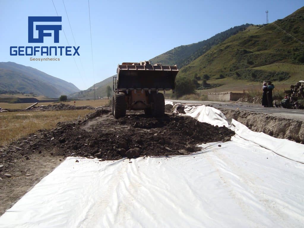 Geotextile Laying