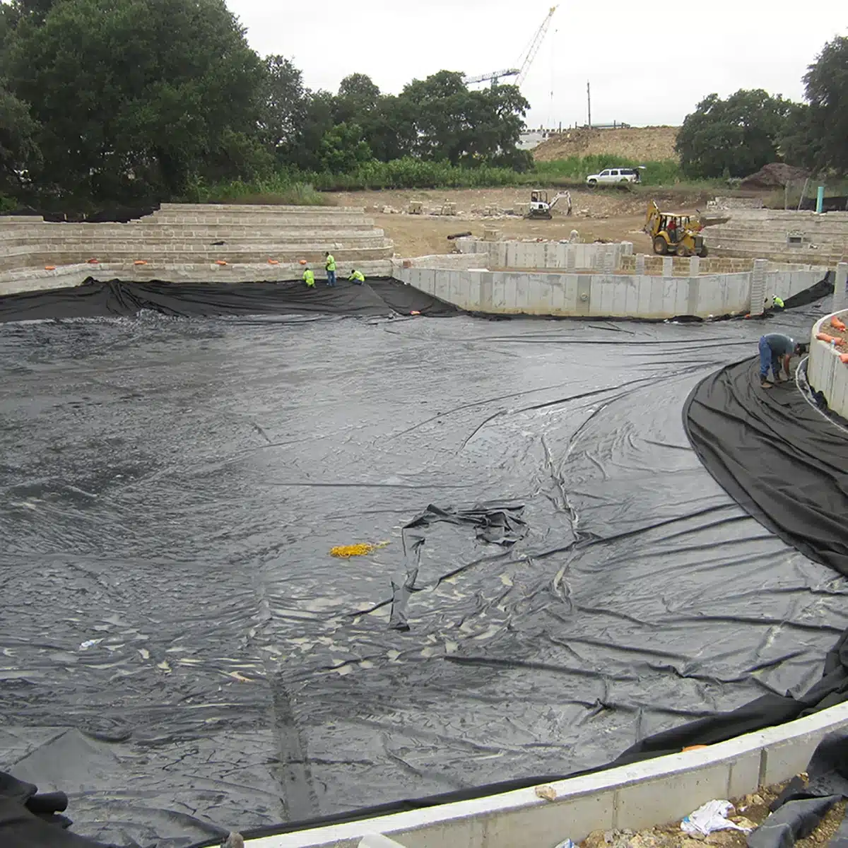 Geomembrana HDPE 2 mm para proyectos de geosintéticos