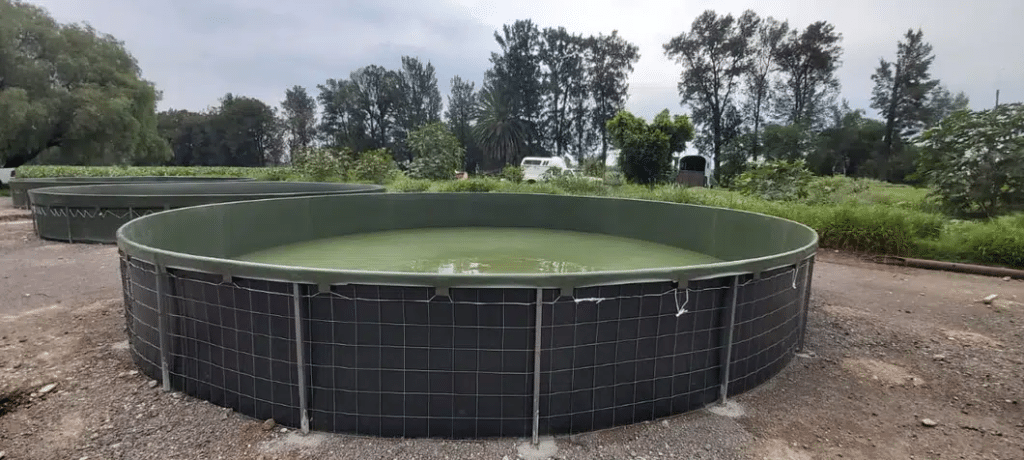Estanques de geomembrana para agricultura con sistema impermeable de almacenamiento de agua